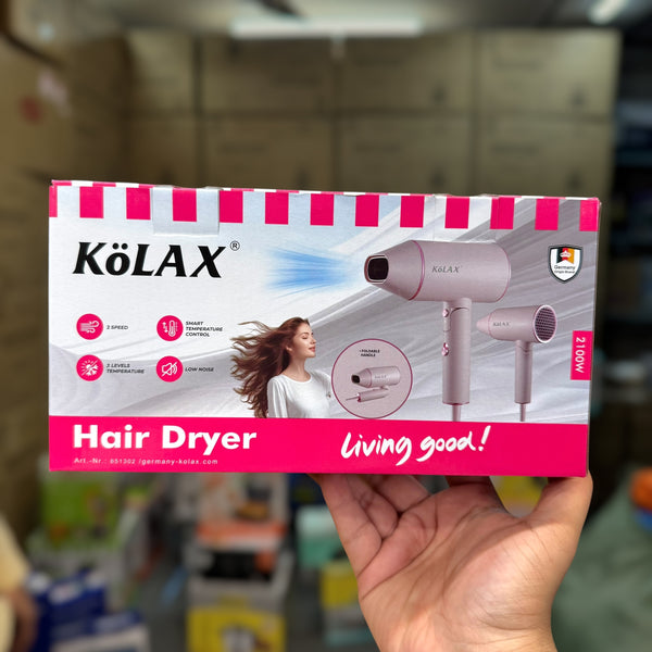 Kolax Folding Hair Dryer - German Lot