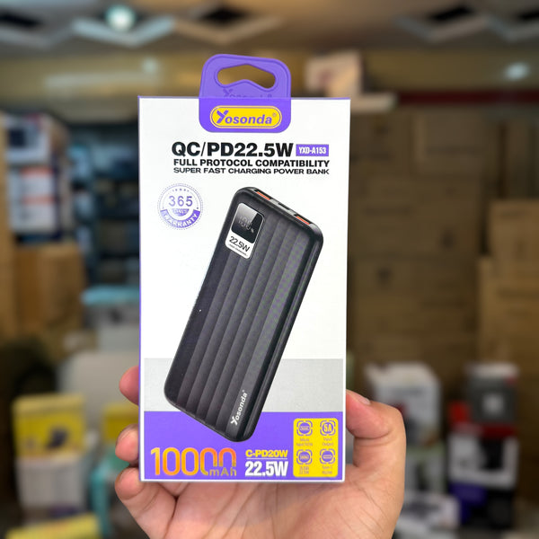 10,000mAH Power Bank A153 | QC & PD 22.5W | 1 Year Warranty