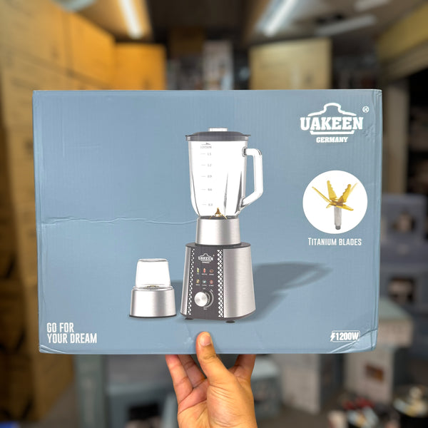 Uakeen 1200W Titanium Blades Powerful Blender