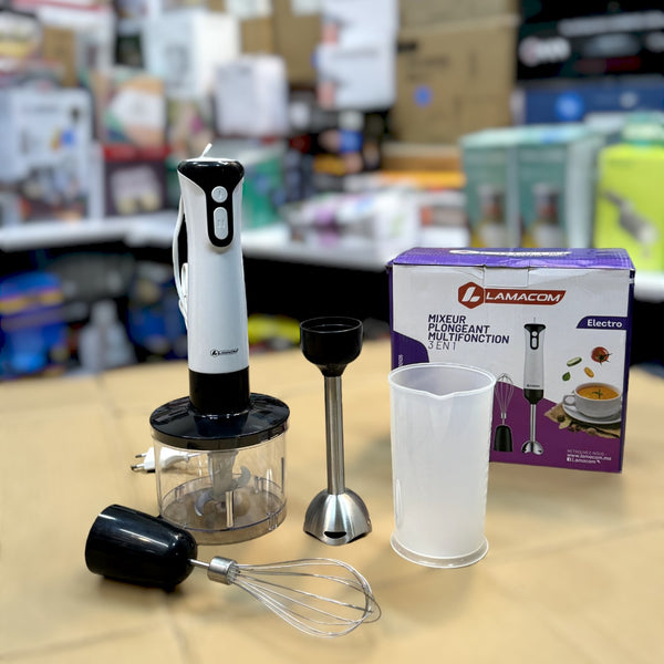 France Lot Imported Lamacom 4-in-1 Hand Blender Set