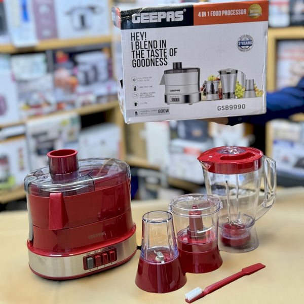 Geepas 4-in-1 Food Processor GSB9990