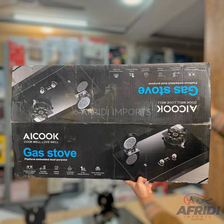 Aicook Dual Burner Gass Stove Lot Imported