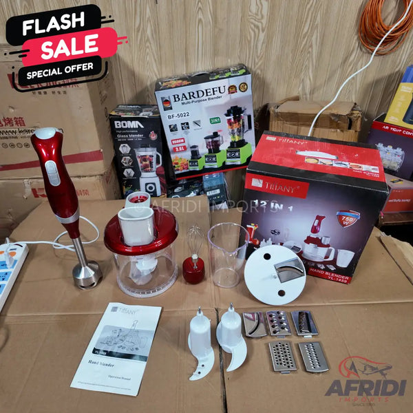 Amazon Lot Tiffany 12 in 1 hand Blender YL 1459