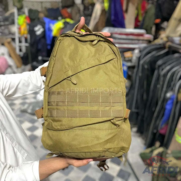 American Lot Imported 40L Imported Waterproof Backpack Brown