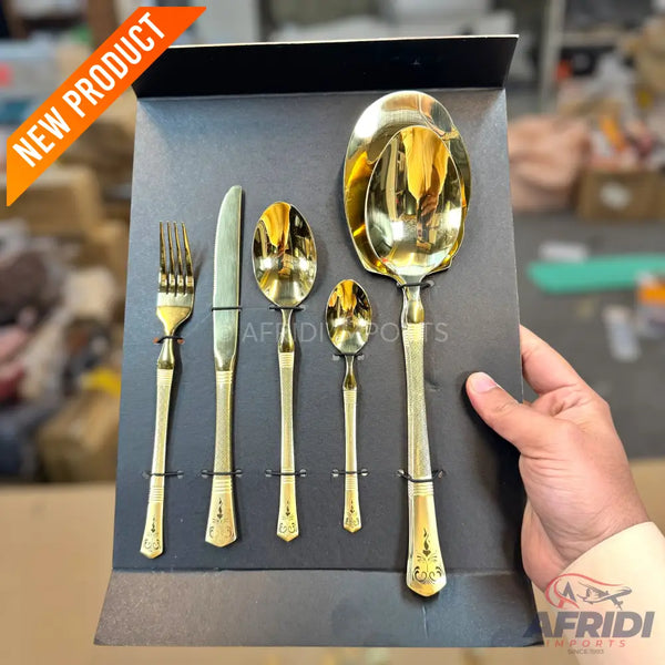AYD 36 Piece Golden Cutlery Set