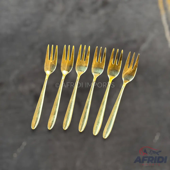 AYD 6 Piece Open Golden Desert Fork - Plain