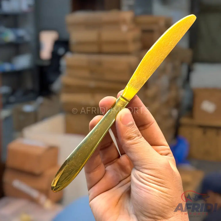 AYD 6 Piece Open Golden Knives - Plain