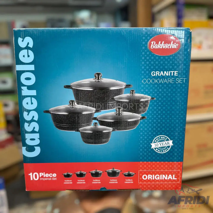 Bakhshie 10 Piece Cookware Set