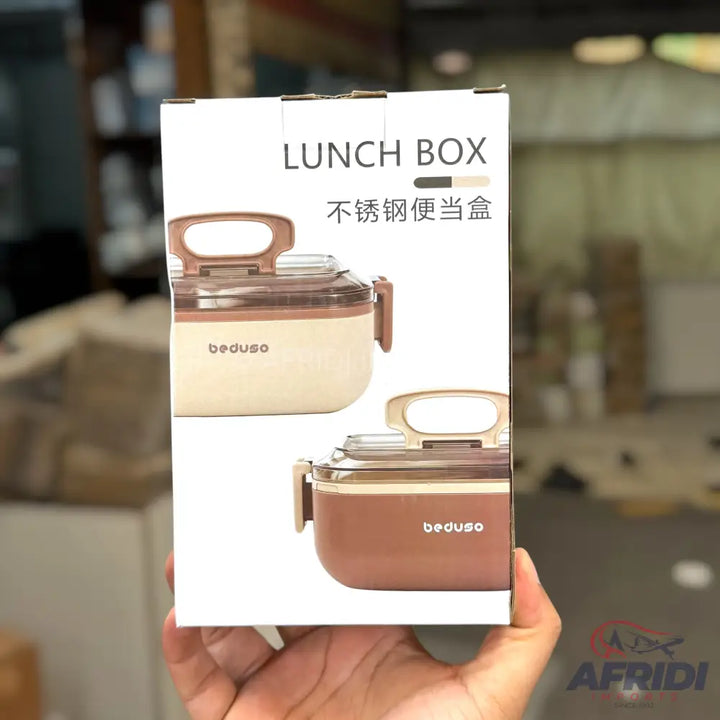 Beduso Lunch Box - Whiteish (LF6-B)