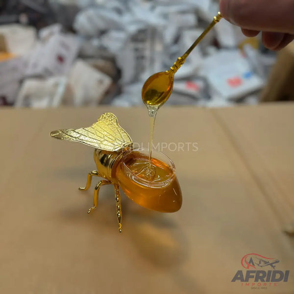 Bee Honey Dispenser Golden