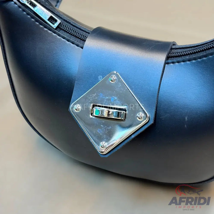 Black Leather Handbag