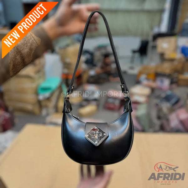 Black Leather Handbag