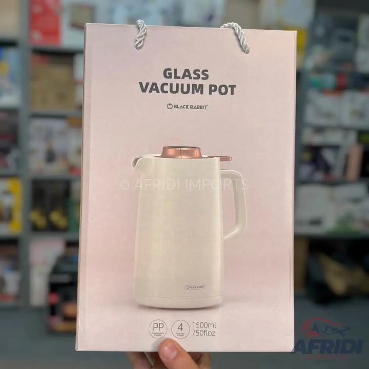 Black Rabbit 1500ml Glass Vacuum Pot