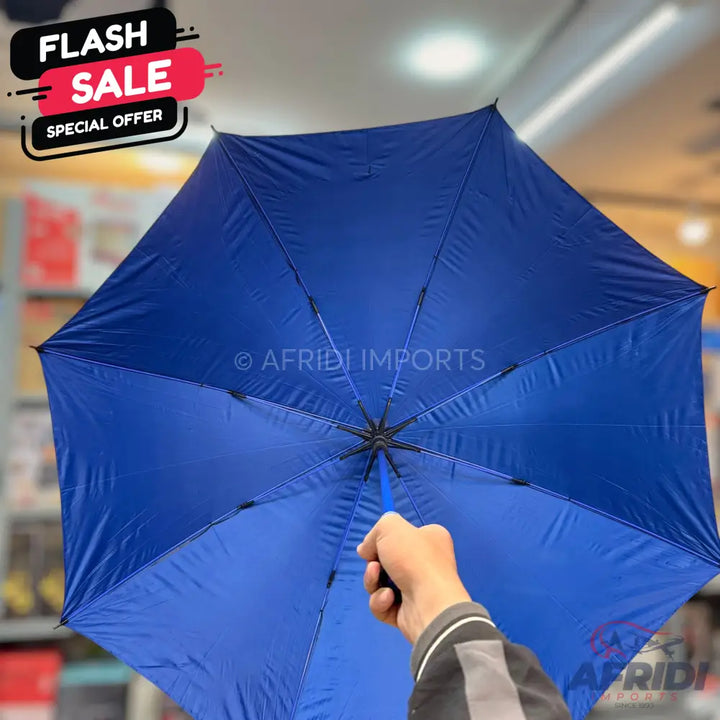 BMW 4 Person Size Fiber Umbrella Blue