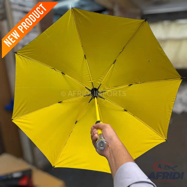 BMW UV Protected 4 Person Umbrella - Yellow