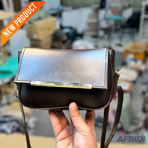Brown Leather Crossbody Bag