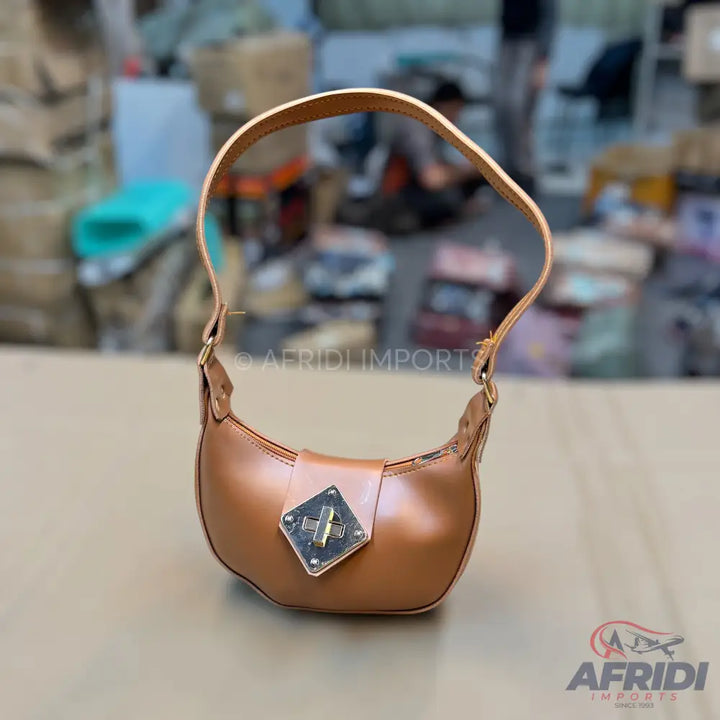 Brown Leather Handbag