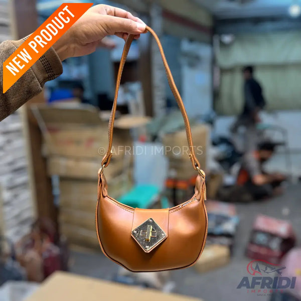 Brown Leather Handbag