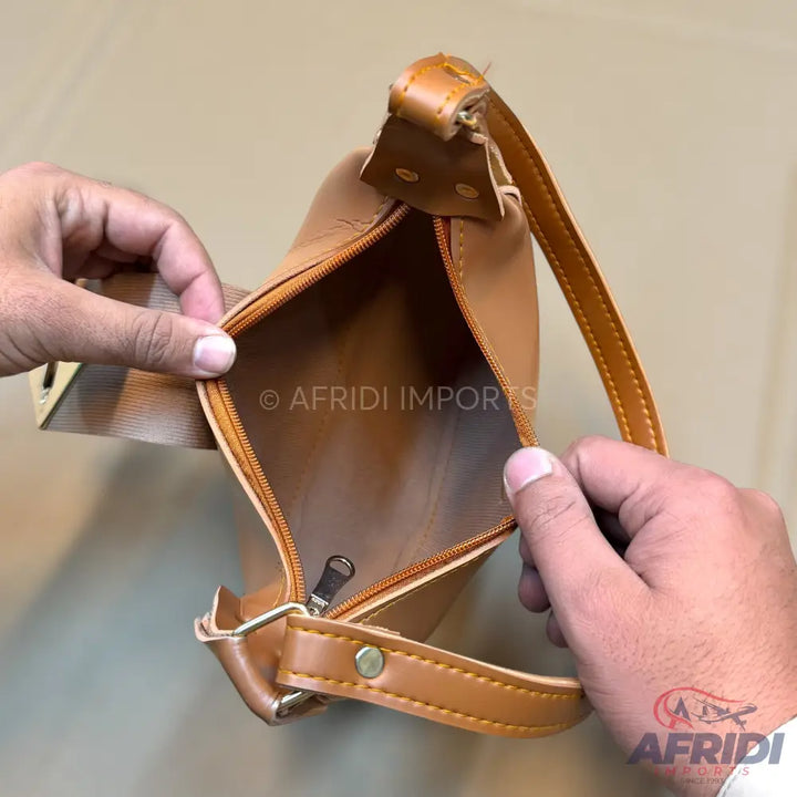 Brown Leather Handbag