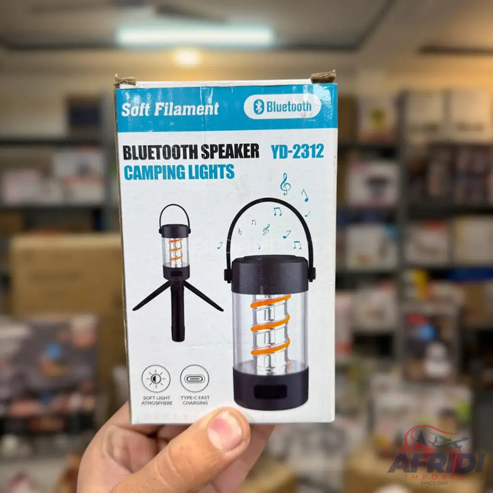 Camping Light With Bluetooth Speaker