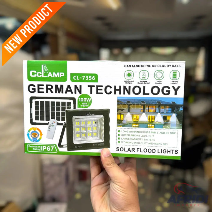 CCLamp 100W Waterproof Solar Light