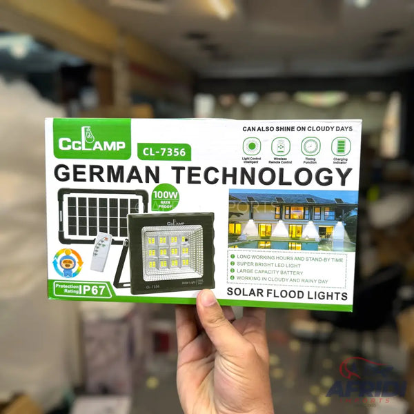 CCLamp 100W Waterproof Solar Light