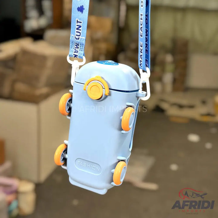 Children Van Water Bottle - Blue (RF6-A)