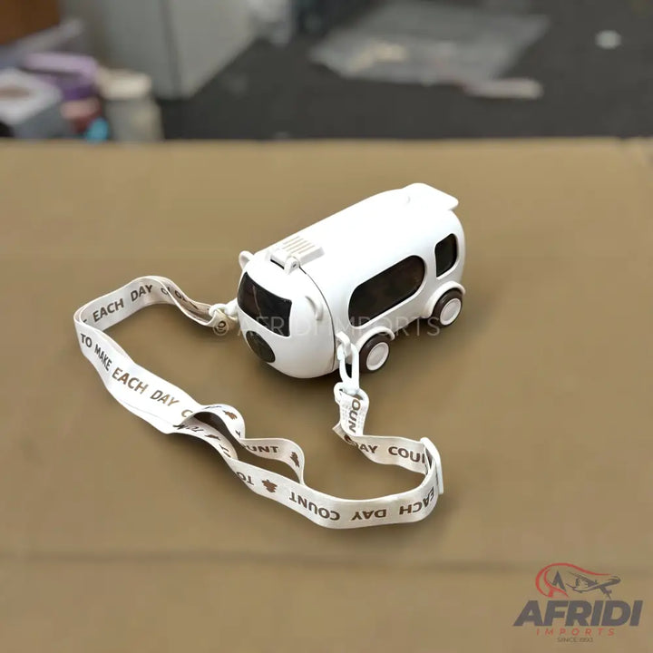 Children Van Water Bottle - White (RF6-D)