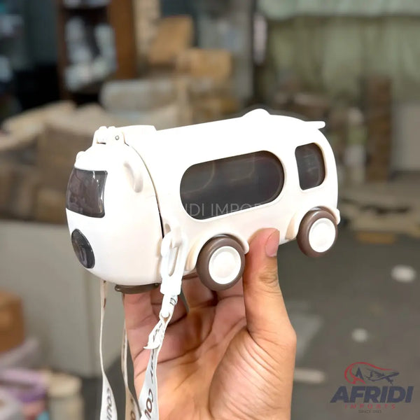 Children Van Water Bottle - White (RF6-D)