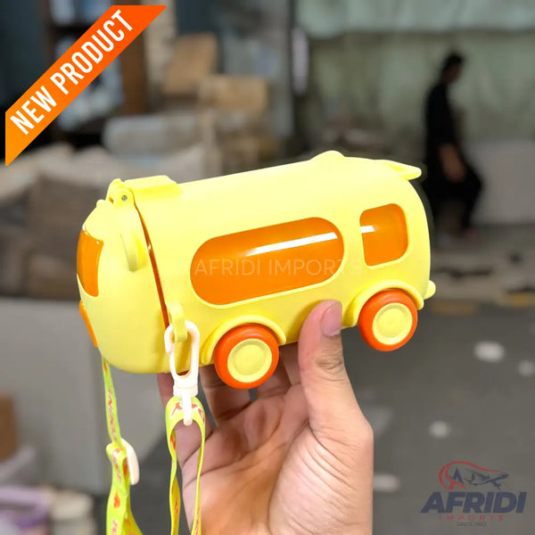 Children Van Water Bottle - Yellow (RF6-B)