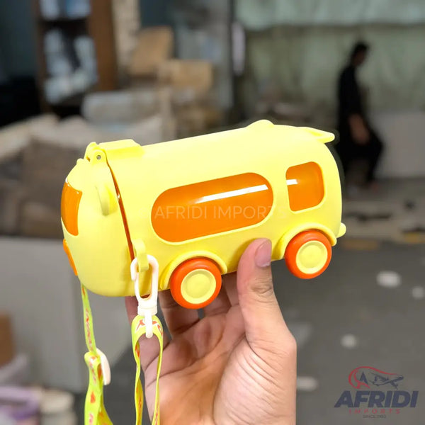 Children Van Water Bottle - Yellow (RF6-B)