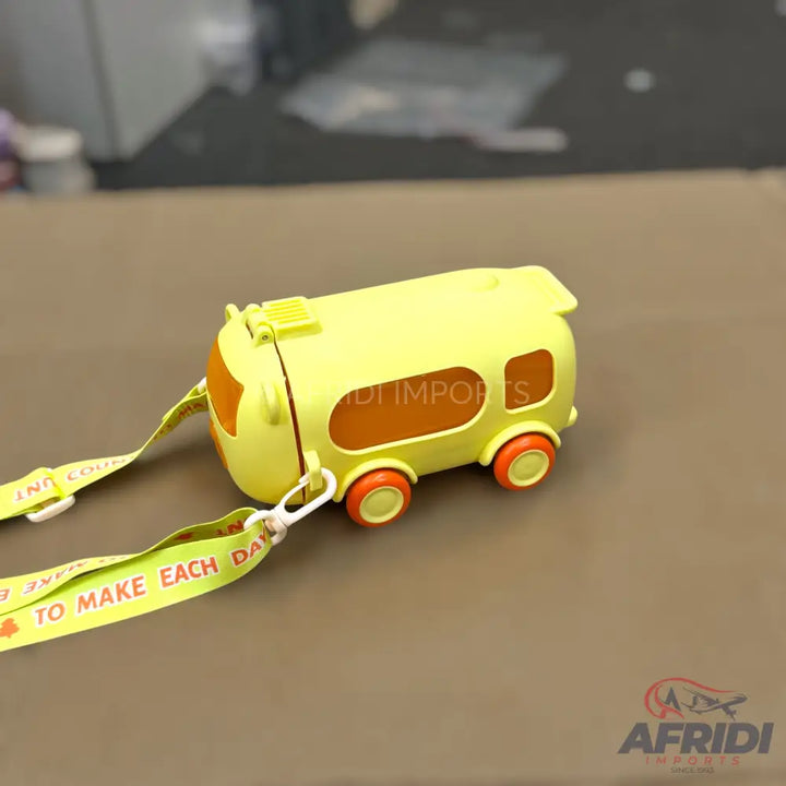 Children Van Water Bottle - Yellow (RF6-B)