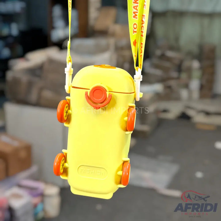 Children Van Water Bottle - Yellow (RF6-B)