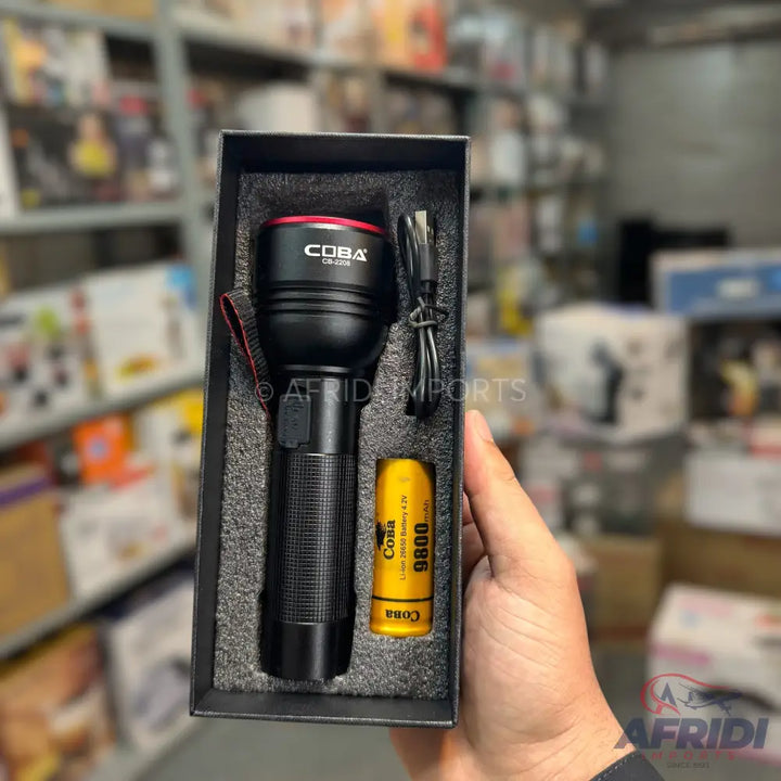 COBA Aluminum 1KM Powerful Flashlight