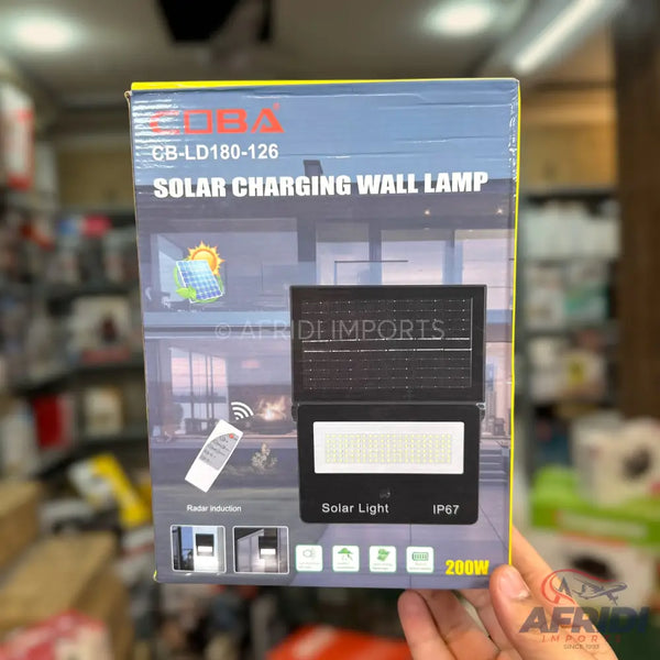 Coba Solar Charging Wall Lamp