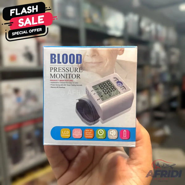 Compact Digital Wrist Blood Pressure Monitor