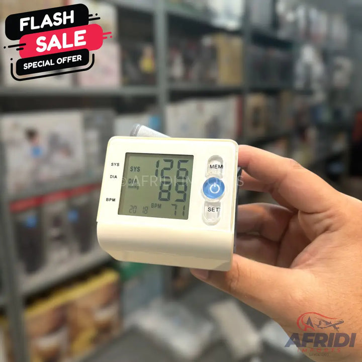 Compact Digital Wrist Blood Pressure Monitor