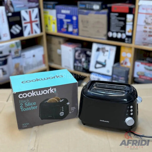 Cookworks 2 Slice Toaster UK Lot