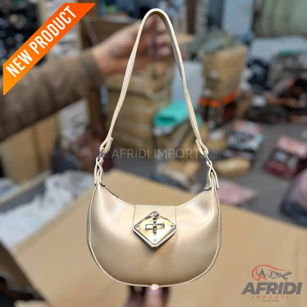 Cream Leather Handbag