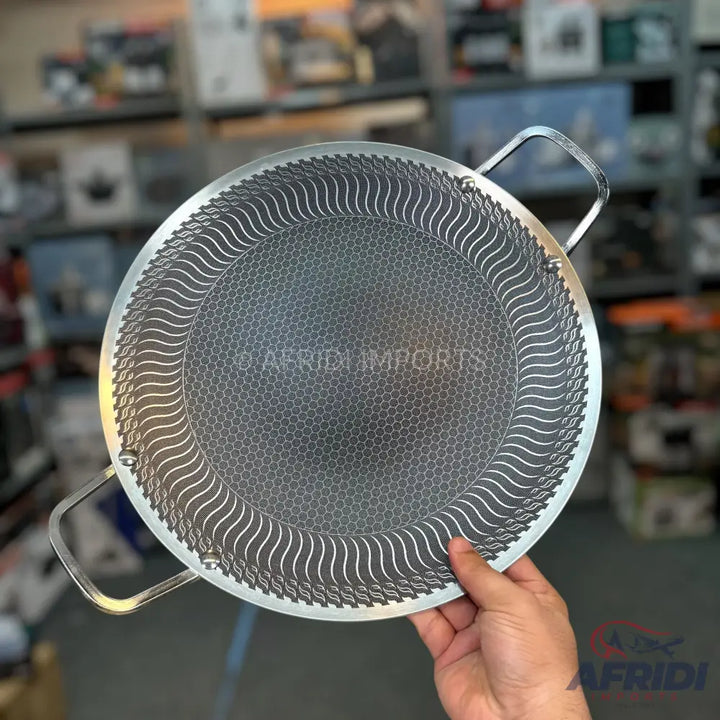 Dual Laser Crafted Honeycomb Tawa Lot Imported