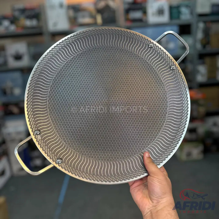Dual Laser Crafted Honeycomb Tawa Lot Imported