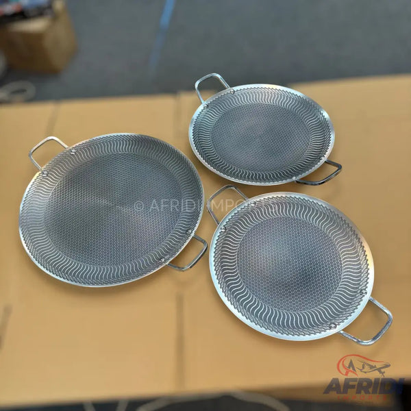 Dual Laser Crafted Honeycomb Tawa Lot Imported