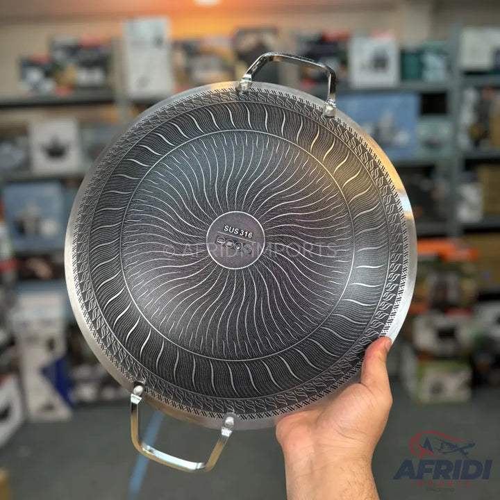Dual Laser Crafted Honeycomb Tawa Lot Imported