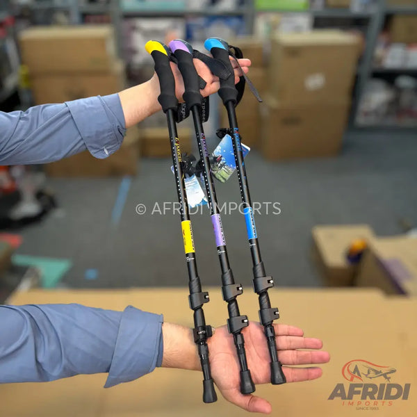 Folding Hiking Stick Single piece Random color