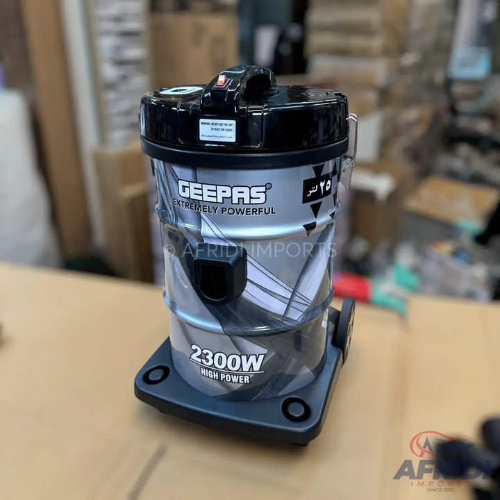 Geepas 25L 2300W Drum Vacuum Cleaner GVC2598N
