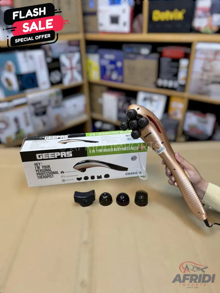 Geepas 5 In 1 Infrared Body Massager GM86038 || Original Product + 2 Year Local Warranty
