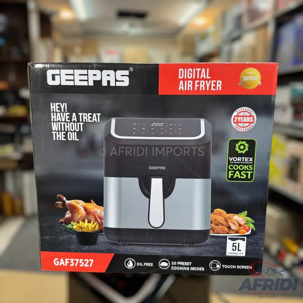 Geepas 5L Digital Air Fryer || Original Product + 2 Year Local Warranty
