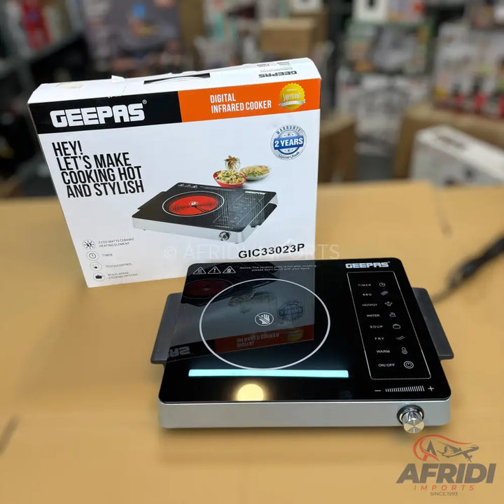 Geepas Digital 2200W Infrared Cooker || Original Product + 2 Year Local Warranty