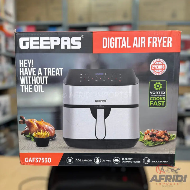 Geepas Digital 7.5L Air Fryer || Original Product + 2 Year Local Warranty