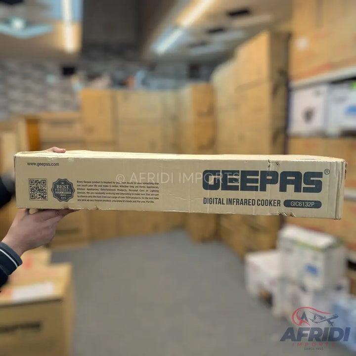 Geepas Double Burner Infrared Cooker || Original Product + 2 Year Local Warranty